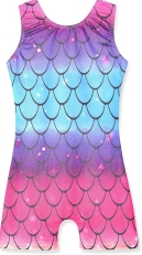 HOZIY Girls' Sparkly Unicorn & Mermaid Biketards