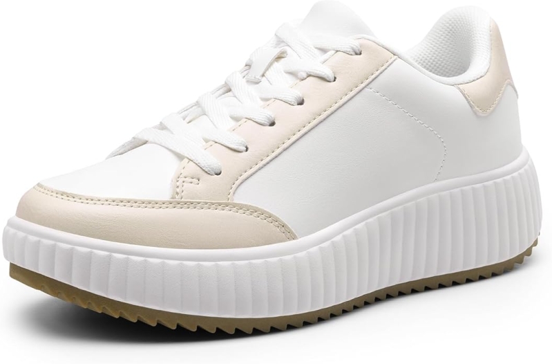 DREAM PAIRS Women's Platform Chunky Sneakers