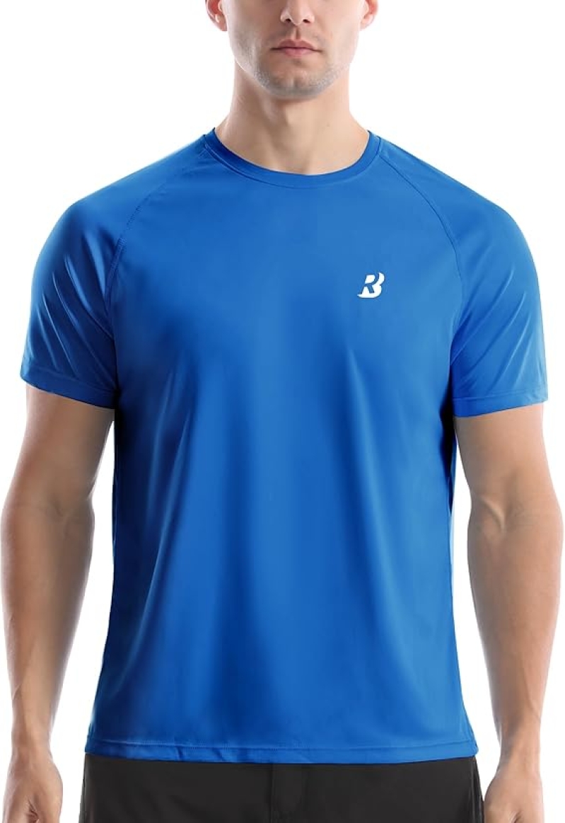 Roadbox Men's UPF 50+ Rash Guard & Swim Shirt