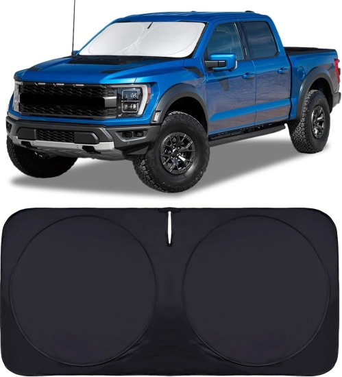 Custom-Fit Windshield Sunshade for Ford F-150 (2015-2020)