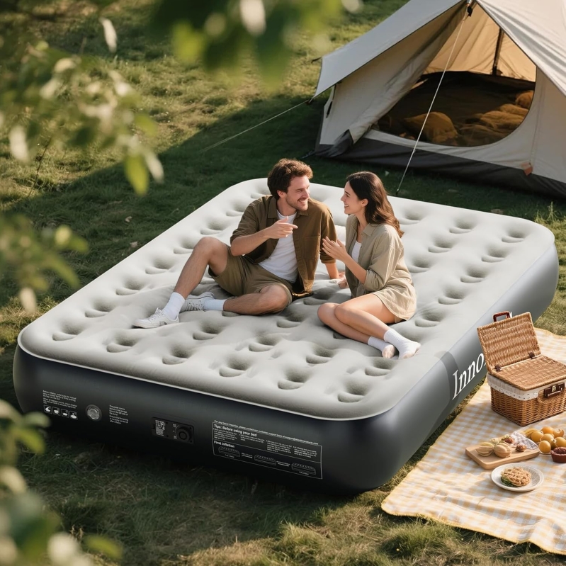 Queen Air Mattress with Built-in Pump