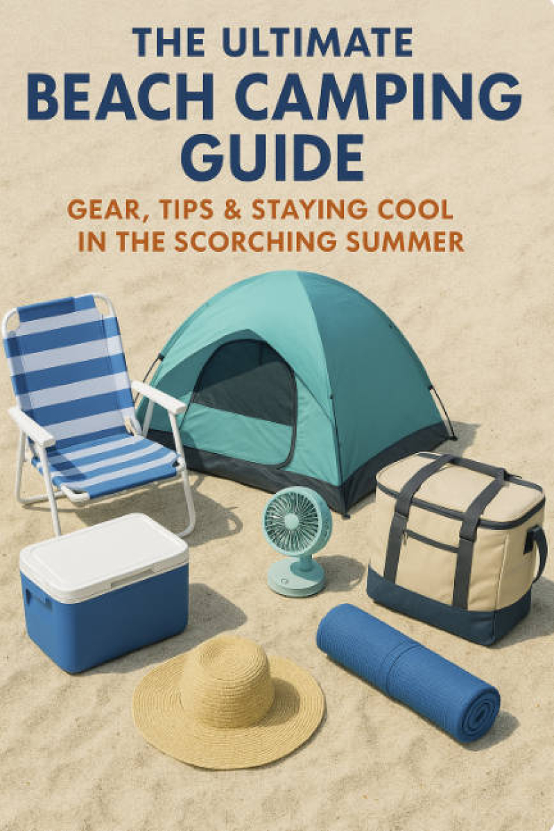 The Ultimate Beach Camping Guide: Gear, Tips & Staying Cool in the Scorching Summer