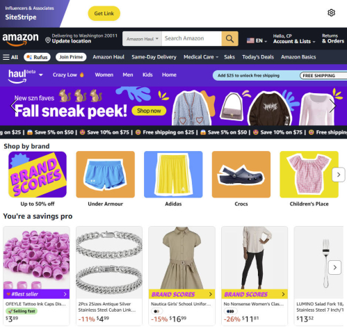 Introducing Amazon Haul: Your New Go-To Bargain Destination