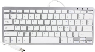 Slim Mini Wired USB Keyboard