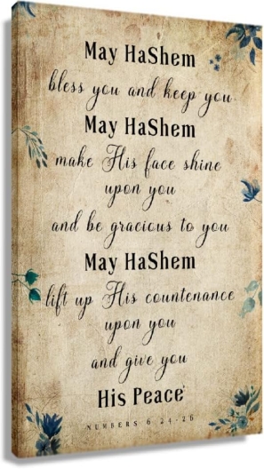 Numbers 6:24-26 Scripture Wall Art - The Aaronic Blessing