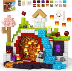 100-Piece Magnetic Blocks | STEM Building Toy for Kids