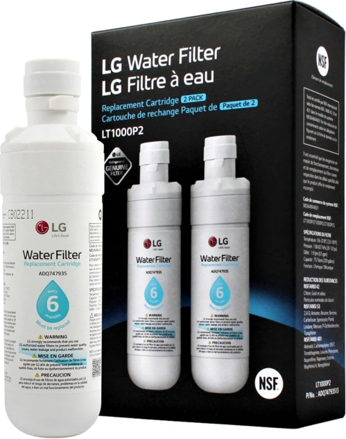 LG LT1000P2 Refrigerator Water Filter (2-Pack)