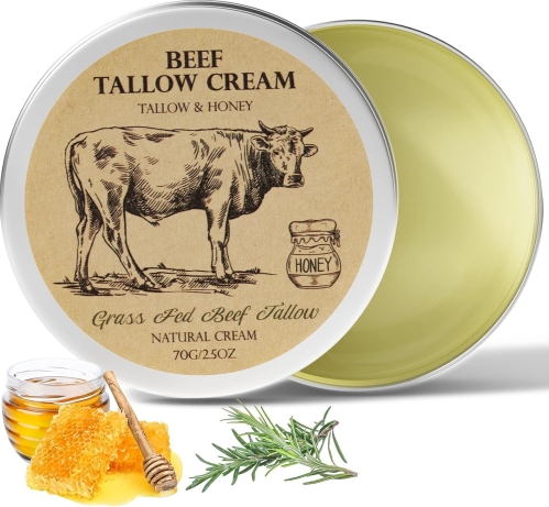 Grass-Fed Beef Tallow & Honey Balm