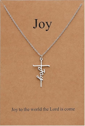 Faith Cross Pendant Necklace for Women