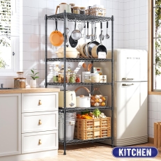Heavy-Duty 5-Tier Wire Shelving Unit
