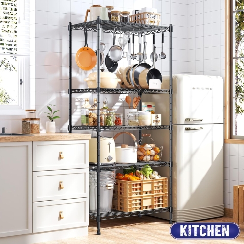 Heavy-Duty 5-Tier Wire Shelving Unit