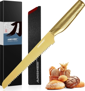 anshee 8-Inch Japanese Bread Knife Review: The Secret to Perfect Slices for Your 2025 Holiday Baking?