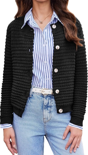 Women's Open Front Cardigan Sweater