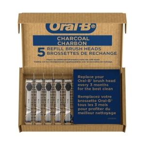 Oral-B Charcoal Replacement Toothbrush Heads (10 Count)