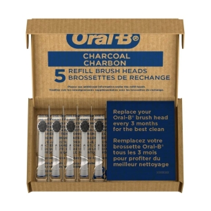 Oral-B Charcoal Replacement Toothbrush Heads (10 Count)