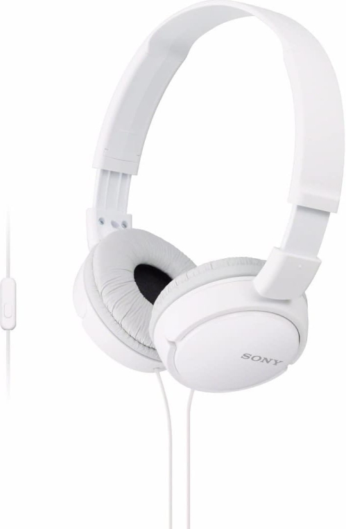 Sony ZX Series (MDR-ZX110AP) Wired On-Ear Headphones with Mic