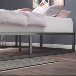 ZINUS Joseph 10-Inch Twin Metal Platform Bed Frame | Wood Slat Support & No Box Spring Needed