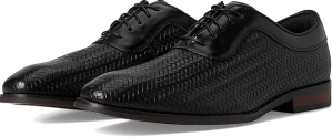 Stacy Adams Men's Keating Lace Up Oxford | Printed Leather Detail & Red Zone Comfort