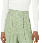 Equipment Women's Allete Wide Leg Cropped Pant | Printed Rayon Silk Blend