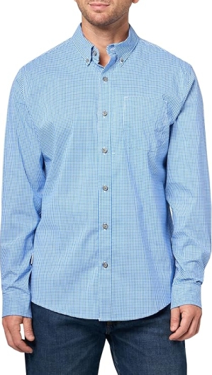 Eddie Bauer Men's Voyager Flex Long-Sleeve Shirt | Moisture-Wicking & Polygiene Odor Control