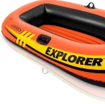 INTEX Explorer 200 Inflatable Boat | 2-Person Capacity, Dual Air Chambers & Welded Oar Locks