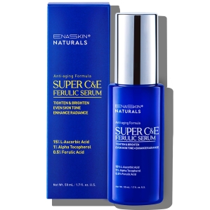 Enaskin Naturals Super C Serum | Vitamin C, E & Ferulic Acid for Mature Skin Brightening