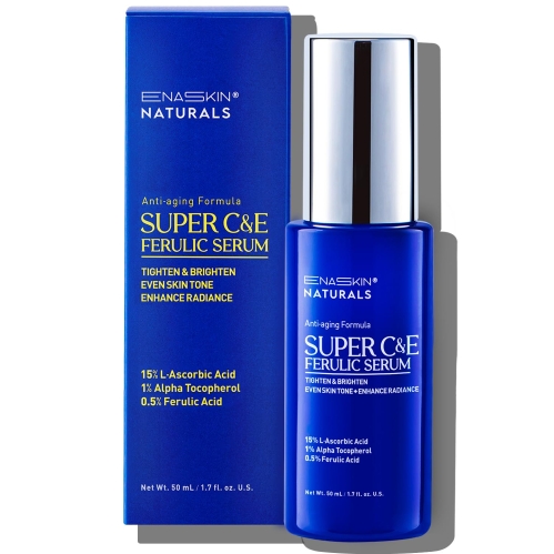 Enaskin Naturals Super C Serum | Vitamin C, E & Ferulic Acid for Mature Skin Brightening