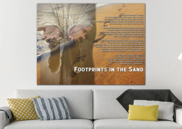 "Jesus's Hands" Christian Canvas Print | Custom Faith Decor with Free Shipping & Guarantee