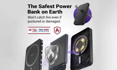 Statik State Fire-Safe Power Bank: Ultra-Slim 5,000mAh Semi-Solid State Battery