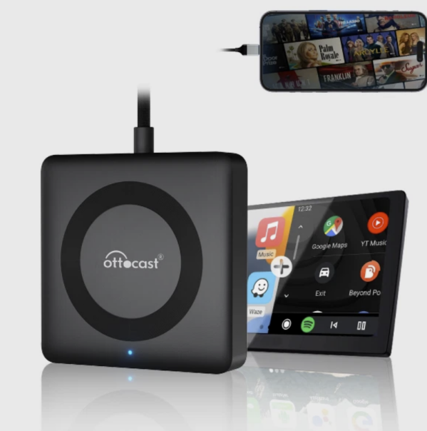 Ottocast Car TV Mate Pro 2-in-1 Wireless CarPlay and HDMI Adapter for Fire TV Stick