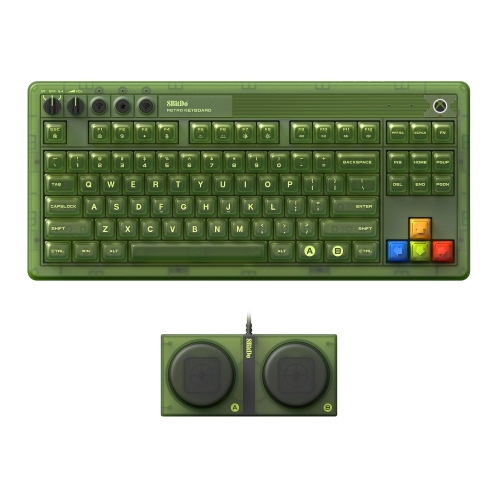 8BitDo Retro 87 Mechanical Keyboard Xbox Edition - Wireless RGB Hot Swappable Gaming Keyboard
