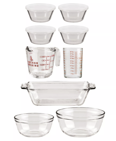 Anchor Hocking 13-Piece Oven Basics Glass Bakeware Set