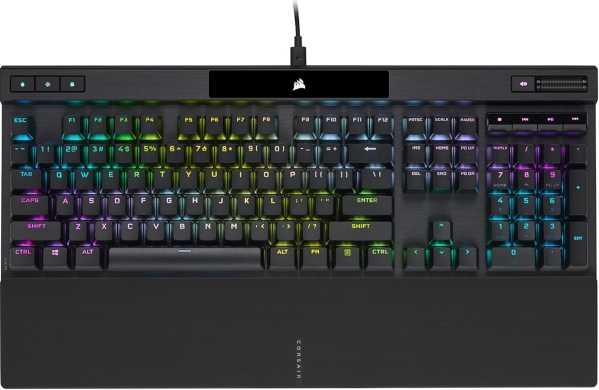 Corsair K70 RGB PRO Wired Mechanical Gaming Keyboard - Cherry MX Speed Silver
