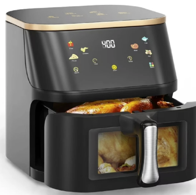 Suodoka 10-Qt Air Fryer - Max 450°F with 6 Cooking Presets