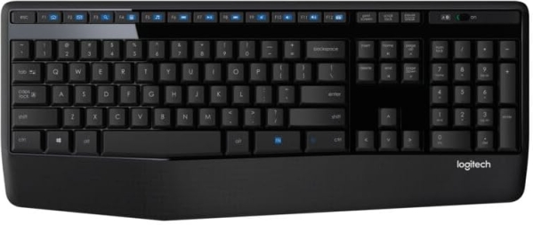 Logitech K345 Wireless Keyboard - Full-Sized with Integrated Palm Rest