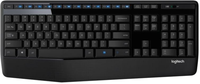 Logitech K345 Wireless Keyboard - Full-Sized with Integrated Palm Rest
