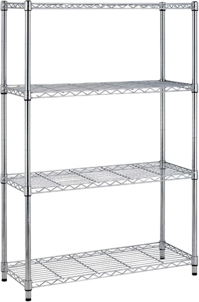 NSF Certified Heavy Duty 4-Tier Wire Shelving Unit (36
