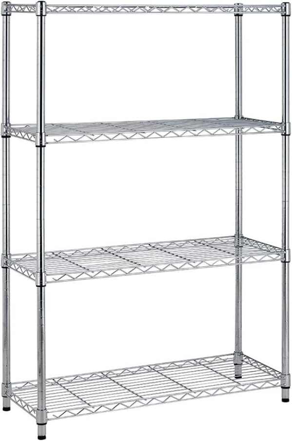 NSF Certified Heavy Duty 4-Tier Wire Shelving Unit (36