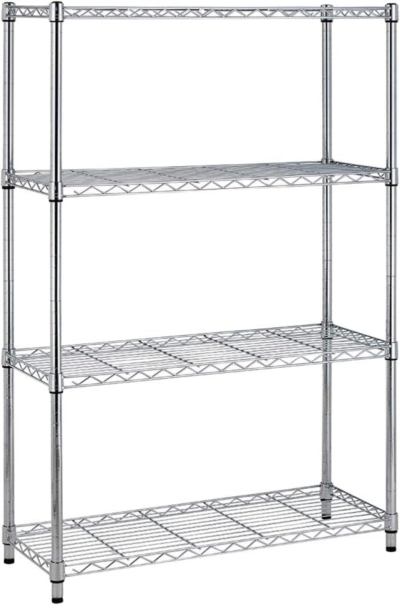 NSF Certified Heavy Duty 4-Tier Wire Shelving Unit (36