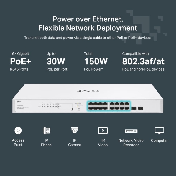 TP-Link Festa FS318G 18-Port Gigabit Smart Managed Network Switch