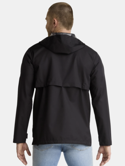 Ozark Trail Men's Rain Jacket with Hood (Black)