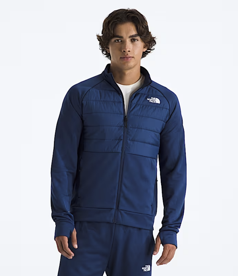The North Face Men's Reaxion 2.0 Hybrid Full-Zip Hiking Jacket (Estate Blue)