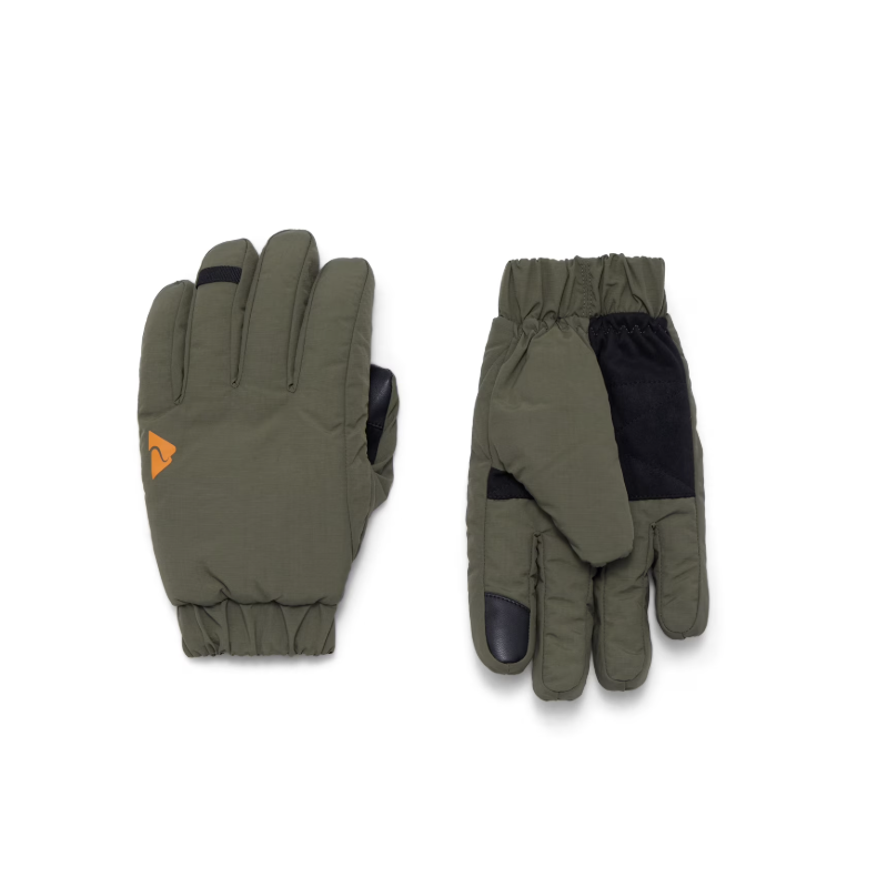 Ozark Trail Men's Midweight Gloves - Water-Resistant with Touchscreen Compatibility (Green)