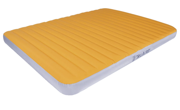 TruAire Queen Durable Lightweight Camping Mat with USB Air Pump and Fiber-Tech Support