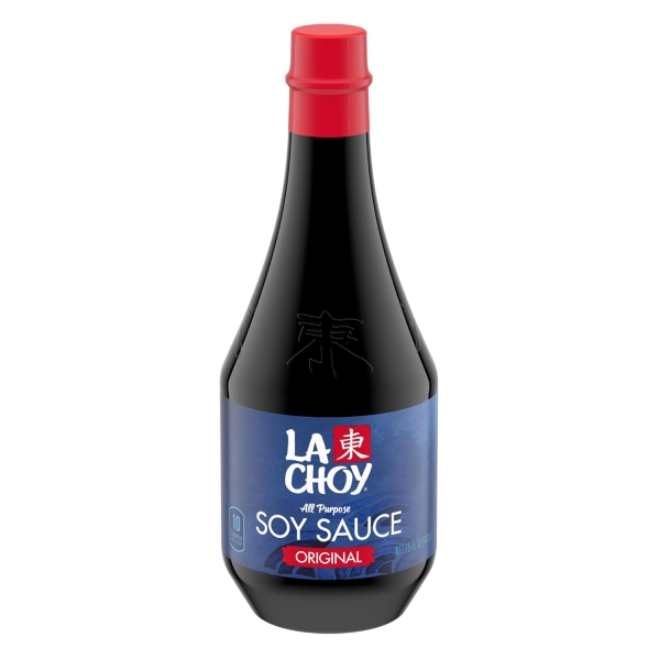 La Choy Original Soy Sauce, 15 oz Bottle - Gluten-Free All-Purpose Seasoning