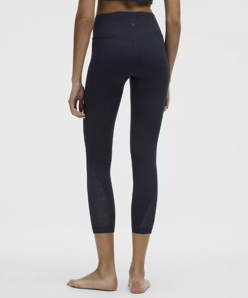 lululemon Women's Paisley Lace Overlay Tight 25
