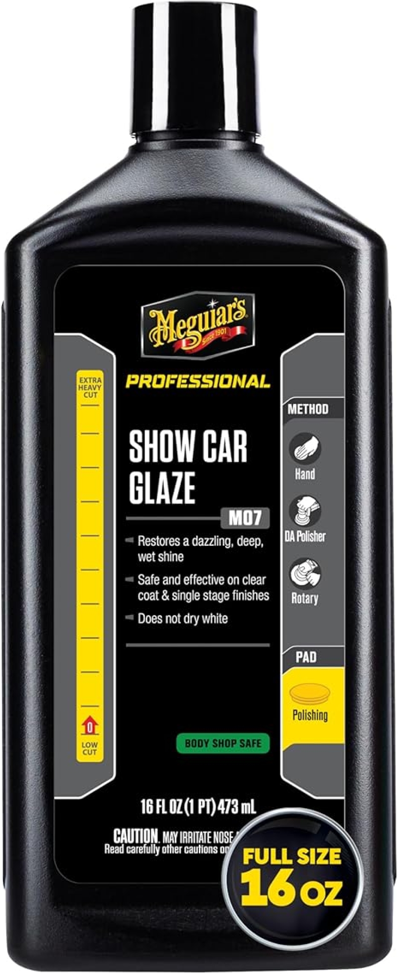 Meguiar's Mirror Glaze Show Car Glaze | Deep Wet Shine Polish 16 oz