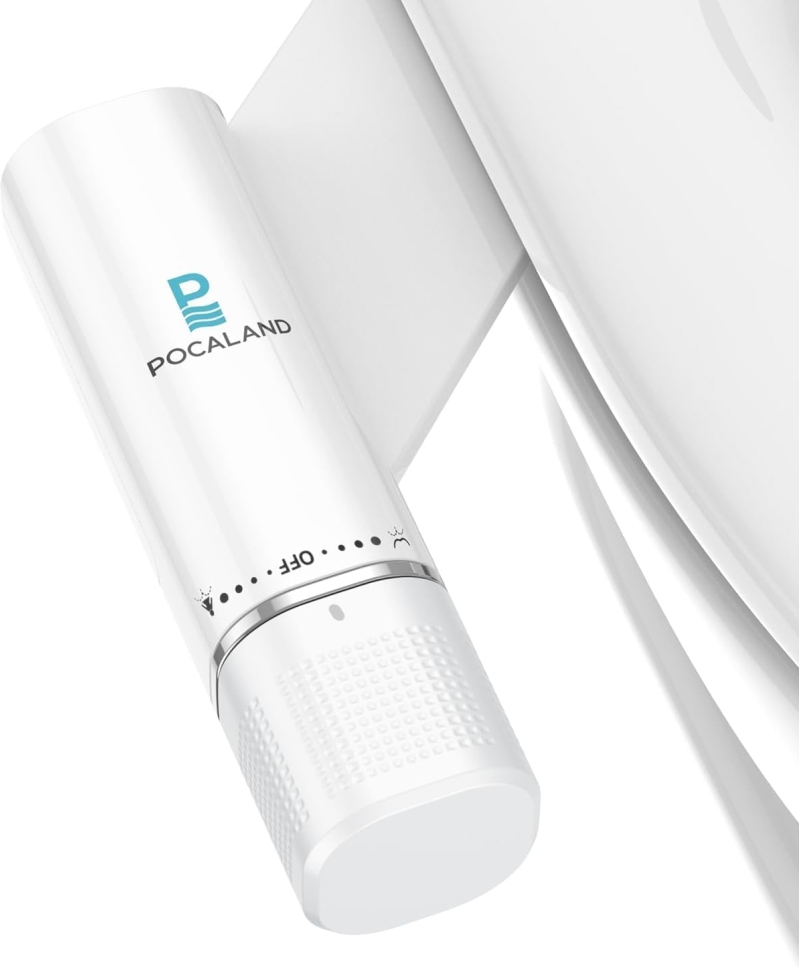 Ultra-Slim Bidet Attachment with Dual Retractable Nozzles - Posterior & Feminine Wash