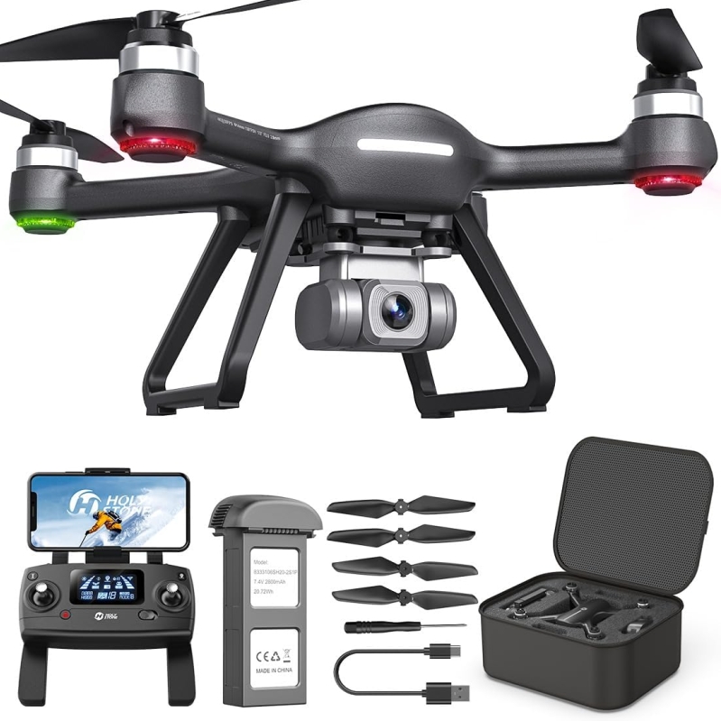 Holy Stone HS700E 4K UHD Drone with EIS Anti-Shake Camera and GPS Return Home