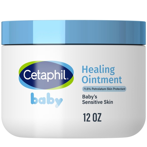 Cetaphil Baby Healing Ointment - 12oz Diaper Rash & Skin Protectant for Sensitive Skin